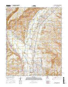 San Juan Pueblo 2017 topographic map thumbnail