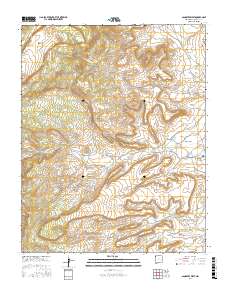 Sanostee West 2017 topographic map thumbnail