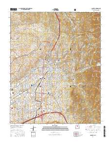 Santa Fe 2017 topographic map thumbnail