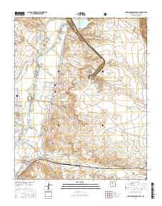 Santo Domingo Pueblo 2017 topographic map thumbnail