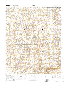 Seven Lakes SE 2017 topographic map thumbnail
