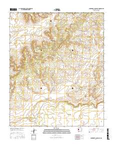 Shoemaker Canyon SE 2017 topographic map thumbnail