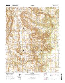 Wildhorse Mesa 2017 topographic map thumbnail