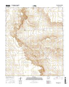 Yeso Mesa SE 2017 topographic map thumbnail