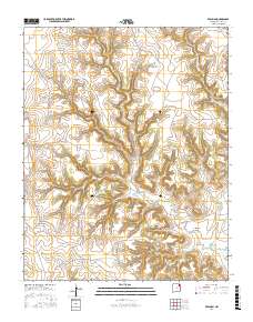 Beenham 2017 topographic map thumbnail
