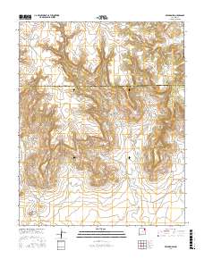 Beenham SW 2017 topographic map thumbnail