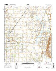 Bitter Lake 2017 topographic map thumbnail