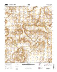 Blaines Lake 2017 topographic map thumbnail