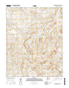 Blanco Trading Post 2017 topographic map thumbnail