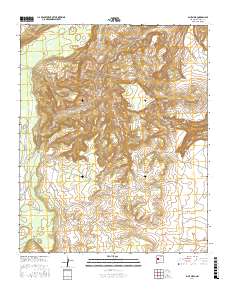 Blue Mesa 2017 topographic map thumbnail