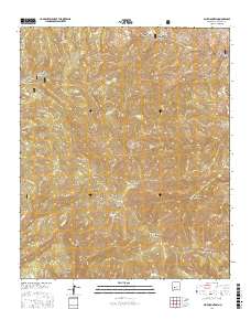 Blue Mountain 2017 topographic map thumbnail