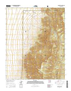 Bosque Peak 2017 topographic map thumbnail
