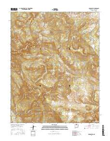 Brazos Peak 2017 topographic map thumbnail