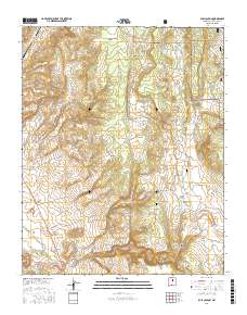 Bull Canyon 2017 topographic map thumbnail