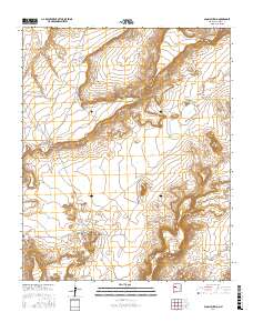 Acoma Pueblo 2017 topographic map thumbnail