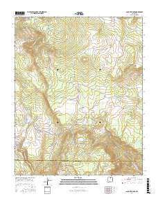 Agua Fria Peak 2017 topographic map thumbnail