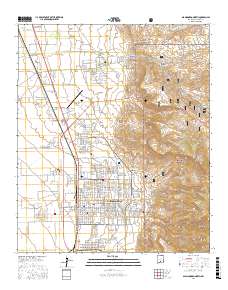 Alamogordo North 2017 topographic map thumbnail