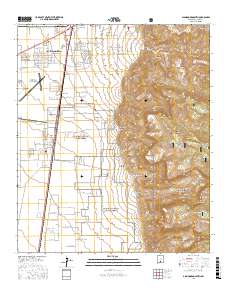 Alamogordo South 2017 topographic map thumbnail