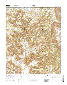 Alamosa Canyon 2017 topographic map thumbnail