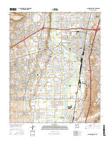 Albuquerque West 2017 topographic map thumbnail