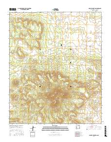 Alegres Mountain 2017 topographic map thumbnail