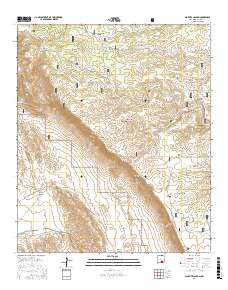 Algerita Canyon 2017 topographic map thumbnail