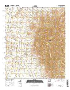 Animas Peak 2017 topographic map thumbnail