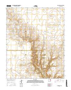 Aragon Hill 2017 topographic map thumbnail