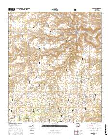 Ares Peak 2017 topographic map thumbnail