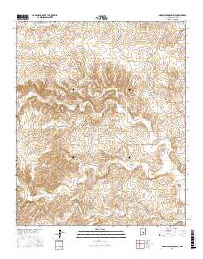 Arroyo Serrano East 2017 topographic map thumbnail