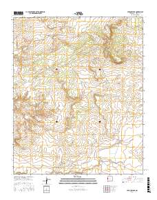 Atarque Lake 2017 topographic map thumbnail