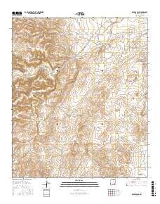Azotea Peak 2017 topographic map thumbnail