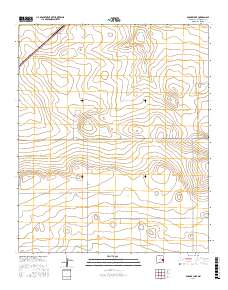 Badger Lake 2017 topographic map thumbnail