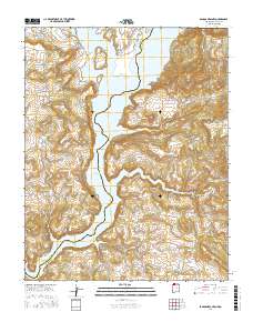Bancos Mesa NW 2017 topographic map thumbnail