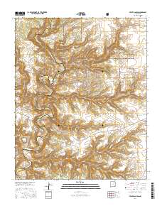 Beaver Canyon 2017 topographic map thumbnail