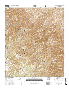Bullis Spring Ranch 2017 topographic map thumbnail