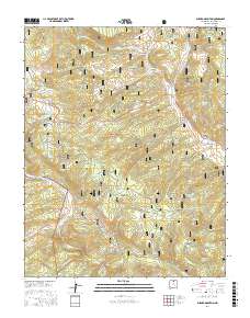 Burned Mountain 2017 topographic map thumbnail