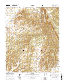Burned Timber Canyon 2017 topographic map thumbnail