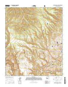 Burnt Corral Canyon 2017 topographic map thumbnail