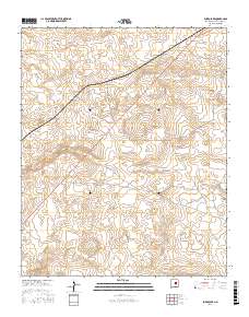 Burro Lake 2017 topographic map thumbnail