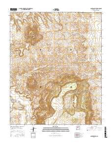 Cabezon Peak 2017 topographic map thumbnail