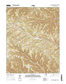 Caliente Canyon North 2017 topographic map thumbnail