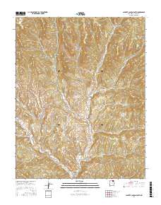 Caliente Canyon South 2017 topographic map thumbnail