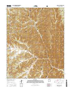 Canada Ojitos 2017 topographic map thumbnail