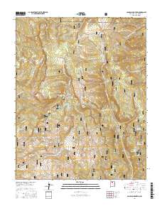 Canjilon Mountain 2017 topographic map thumbnail