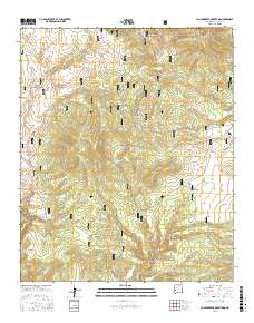 Canyon Creek Mountains 2017 topographic map thumbnail