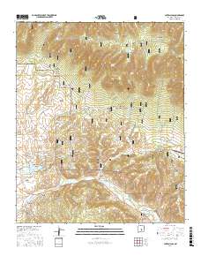 Capitan Pass 2017 topographic map thumbnail