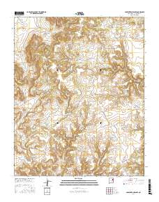 Carpenter Mesa NW 2017 topographic map thumbnail