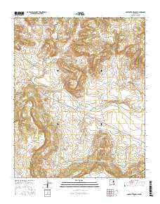 Carpenter Mesa SW 2017 topographic map thumbnail