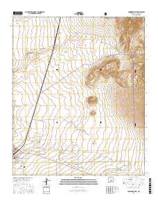Carrizozo East 2017 topographic map thumbnail